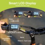 AVDLEU – faltbares Elektrofahrrad – 16-Zoll-Räder – 250-W-Motor 25 km/h – 36-V-11,4-Ah-Akku – Reichweite 40–80 km (ASSIST-Modus) – Schwarz - Bild 4