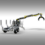 Holzrückewagen Jansen HRW-30, Holzanhänger mit Ladekran – Image 6