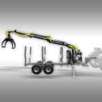 Holzrückewagen Jansen HRW-30, Holzanhänger mit Ladekran – Image 4