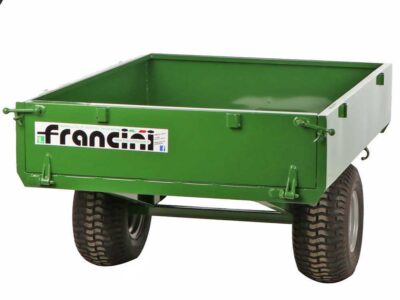Francini FQ6 - Anhänger für Traktor aus Stahl - 150x110(h 25 cm) – Image 4
