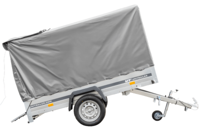 PKW Anhänger 230x125 Garden Trailer 230 KIPP Unitrailer 750 kg mit Stützrad, 110 cm hoher Plane und Hochspriegel – Image 11