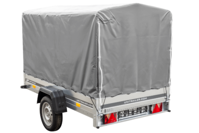 PKW Anhänger 230x125 Garden Trailer 230 KIPP Unitrailer 750 kg mit Stützrad, 110 cm hoher Plane und Hochspriegel – Image 17