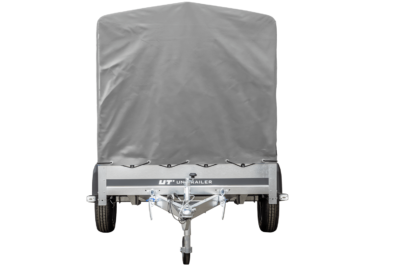 PKW Anhänger 230x125 Garden Trailer 230 KIPP Unitrailer 750 kg mit Stützrad, 110 cm hoher Plane und Hochspriegel – Image 7