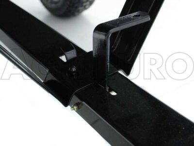 Maxi - kippbarer Anhänger aus Stahl für Rasentraktoren, Heckklappen zum Öffnen – Image 6