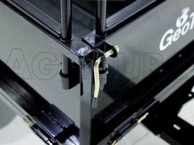 Maxi - kippbarer Anhänger aus Stahl für Rasentraktoren, Heckklappen zum Öffnen – Image 7