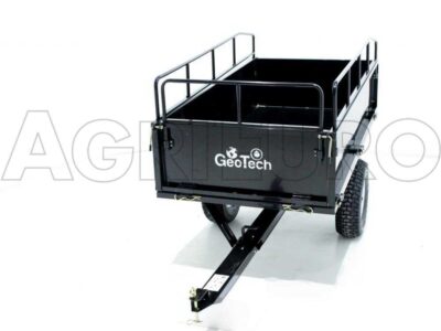 Maxi - kippbarer Anhänger aus Stahl für Rasentraktoren, Heckklappen zum Öffnen – Image 15