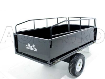 Maxi - kippbarer Anhänger aus Stahl für Rasentraktoren, Heckklappen zum Öffnen – Image 18