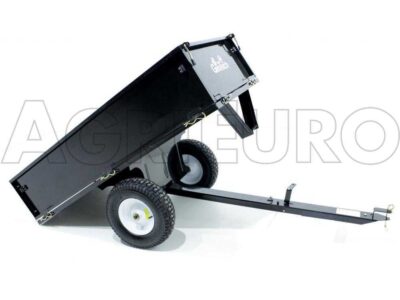 Maxi - kippbarer Anhänger aus Stahl für Rasentraktoren, Heckklappen zum Öffnen – Image 19