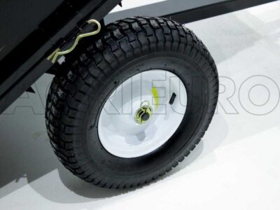 Maxi - kippbarer Anhänger aus Stahl für Rasentraktoren, Heckklappen zum Öffnen – Image 20